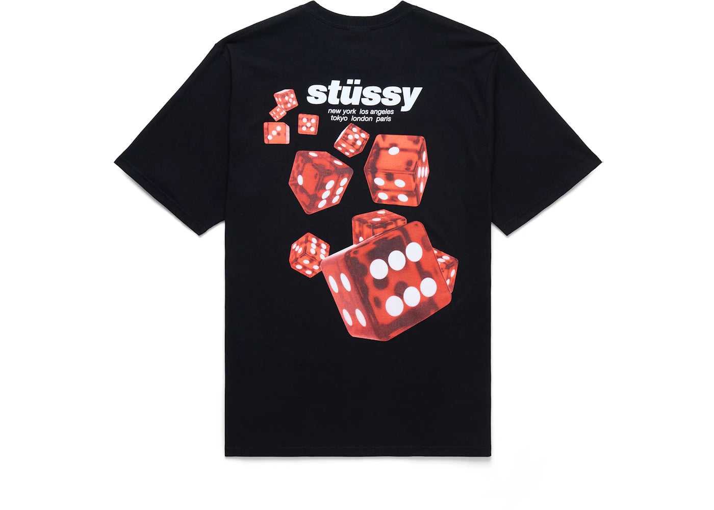 Stussy Rollers T-Shirt Schwarz