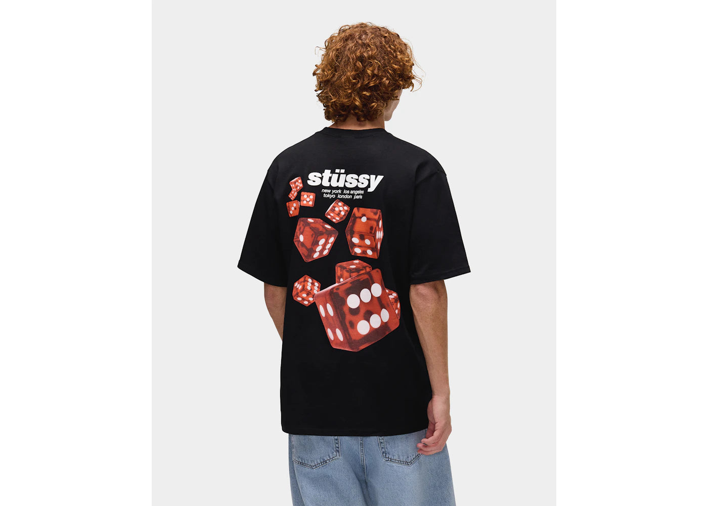 Stussy Rollers T-Shirt Schwarz