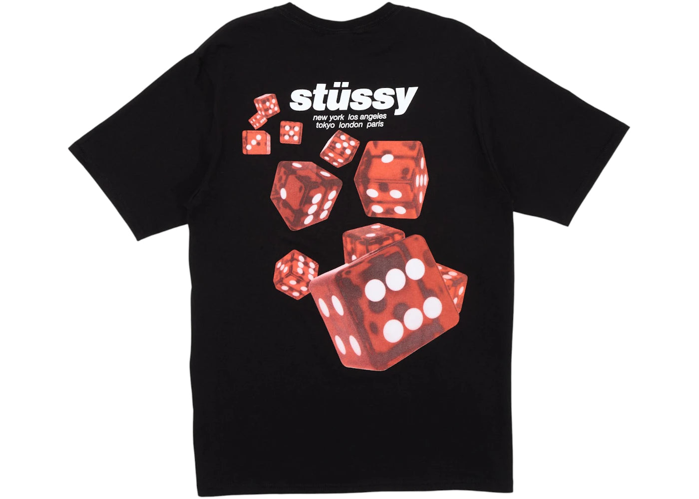 Stussy Rollers T-Shirt Schwarz