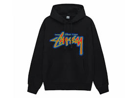Stussy Thermal Stock Hoodie Black