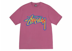 Stussy Thermal Stock Tee Berry