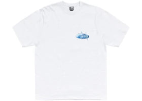 Stussy Wave Oval Tee Ash Heather