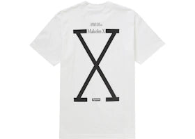 Supreme 40 Acres Malcolm X Tee White