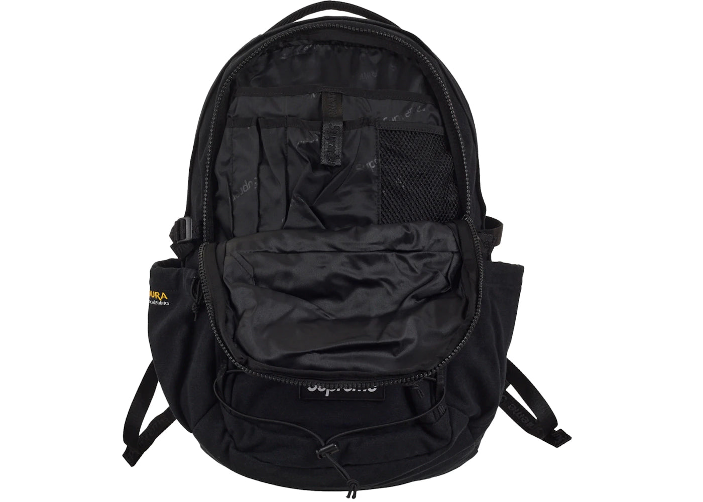 Supreme Logo Backpack (SS25) Black