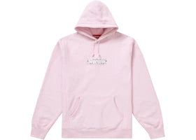 Supreme Bandana Box Logo Hooded Sweatshirt Pink