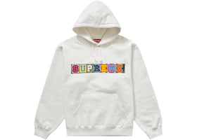 Supreme Beaded Hooded Sweatshirt (SS23) White