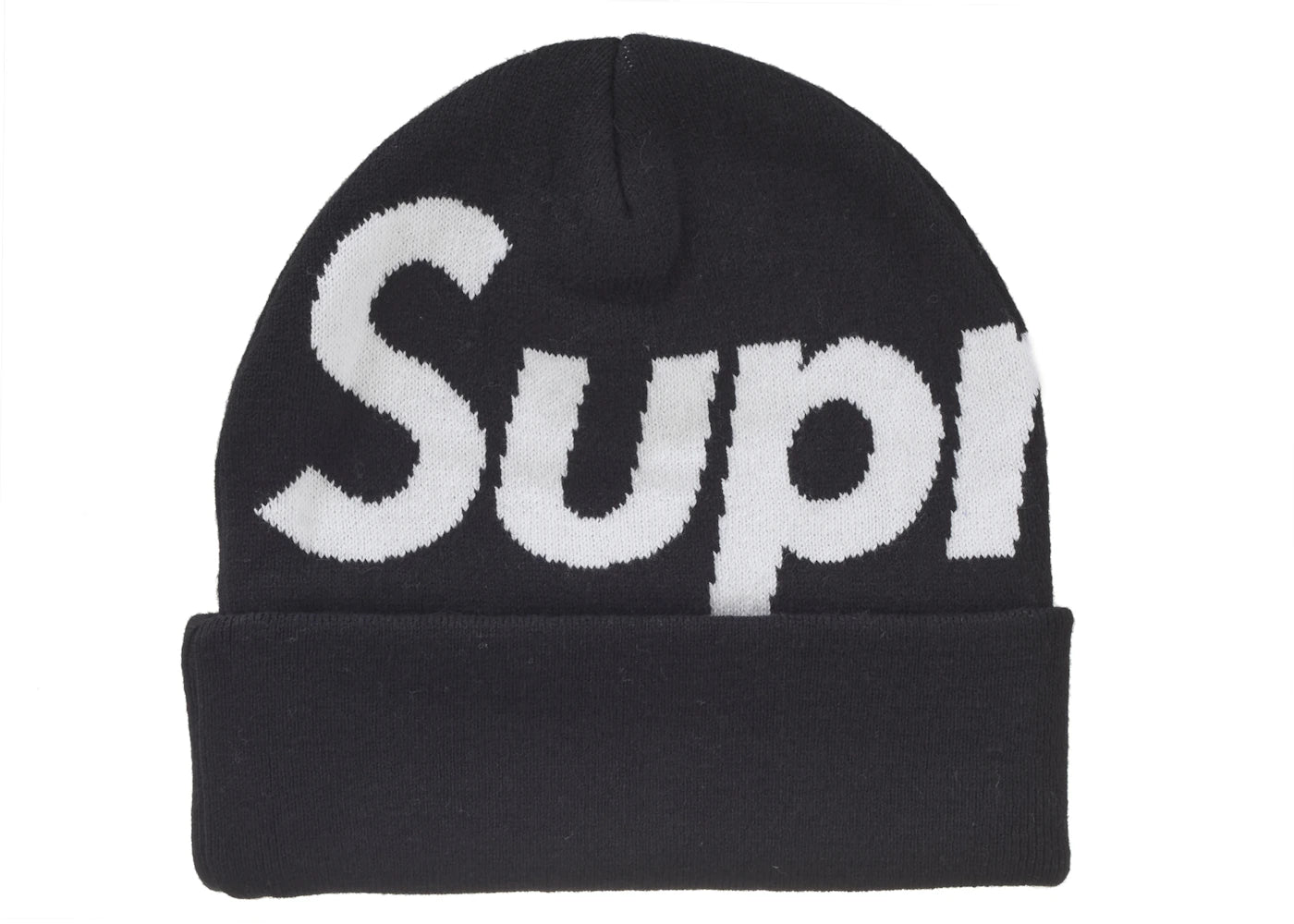 Supreme Big Logo Beanie (FW24) Schwarz