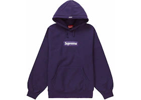 Supreme Box Logo Hooded Sweatshirt (FW23) Dark Purple