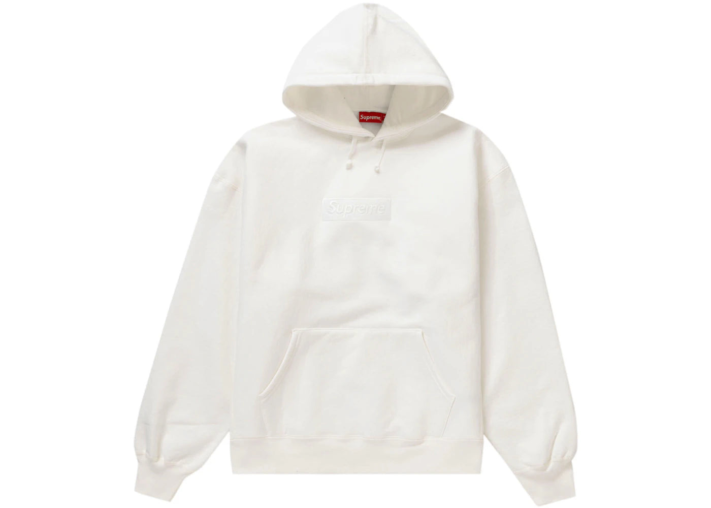 Supreme Box Logo Hooded Sweatshirt (FW23) White sneakers - authentic Supreme shoes