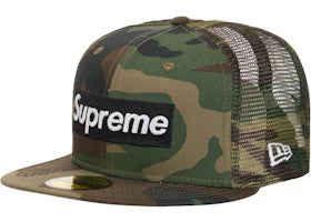 Supreme Box Logo Mesh Back New Era Cap SS24 Camo