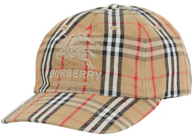 Supreme Burberry Denim 6-Panel Beige