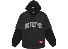 Supreme Chicago White Sox Hooded Baseball Jersey Black