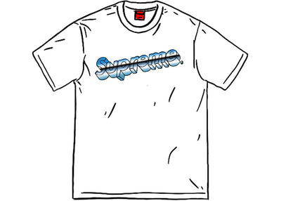 Supreme Chrome Logo Tee White
