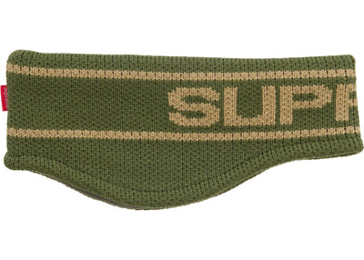 Supreme Contrast Logo Headband Green