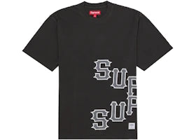 Supreme Cracked Spellout S/S Top Black