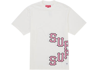 Supreme Cracked Spellout S/S Top White