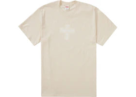 Supreme Cross Box Logo Tee Natural