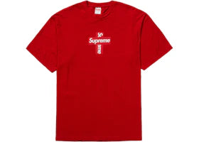 Supreme Cross Box Logo Tee Red