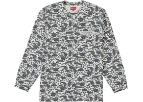 Supreme Damask L/S Top Black