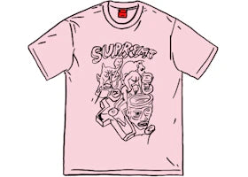 Supreme Daniel Johnston Tee Light Pink