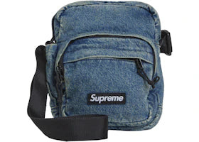 Supreme Denim Shoulder Bag Washed Indigo