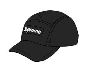 Supreme Dry Wax Cotton Camp Cap Black