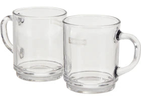 Supreme Duralex Glass Mugs (Set of 6) Clear