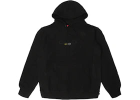 Supreme Embossed Logo Hooded Sweatshirt (SS18) Black