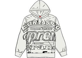 Supreme Everlasting Hooded Sweatshirt White