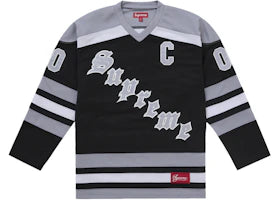 Supreme Fire & Ice Hockey Jersey Black