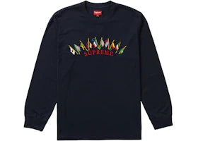 Supreme Flags L/S Top Navy