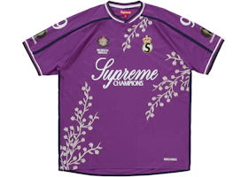 Supreme Floral Soccer Jersey Purple