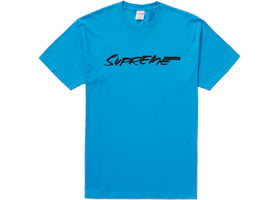 Supreme Futura Logo Tee Bright Blue