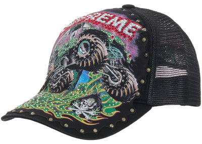 Supreme Grave Digger Mesh Back 5-Panel Black