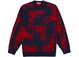 Supreme Guns Sweater Navy