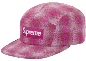 Supreme Harris Tweed Camp Cap (FW25) Pink