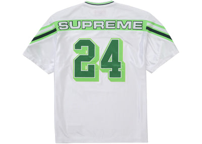 Supreme Jacquard Rib Football Jersey White