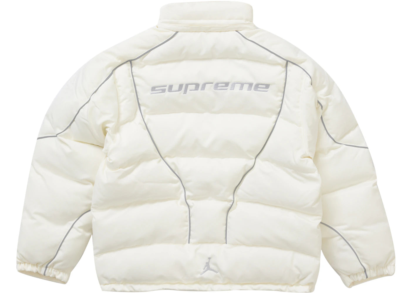 Supreme Jordan Pufferjacke Weiß