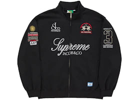 Supreme La Martina Zip Up Sweatshirt Black