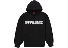 Supreme Lace Hooded Sweatshirt Black