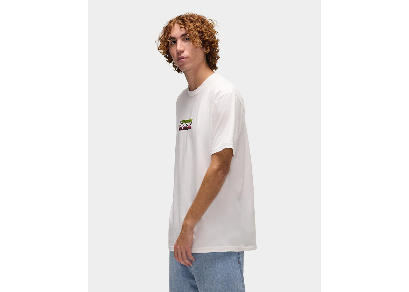 Supreme Los Angeles Fire Relief Box Logo T-Shirt Weiß