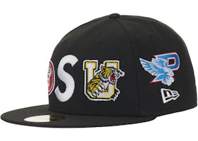 Supreme Mascots S Logo New Era 59Fifty Fitted Cap Black