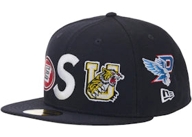 Supreme Mascots S Logo New Era 59Fifty Fitted Cap Navy