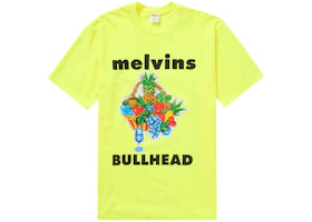 Supreme Melvins Bullhead Tee Fluorescent Yellow