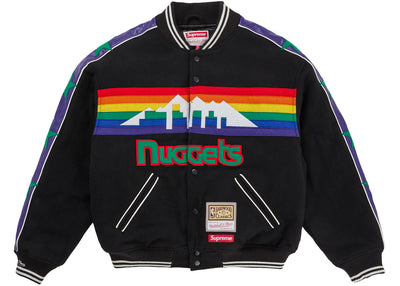 Supreme Mitchell & Ness Teams Varsity Jacket Black