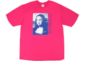 Supreme Mona Lisa Tee Hot Pink