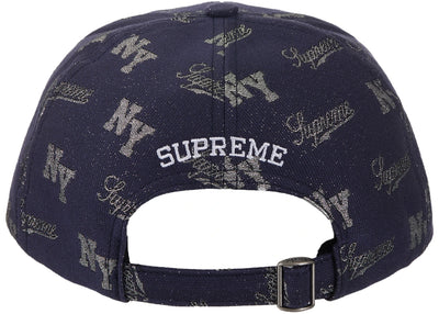 Supreme Monogram 6-Panel Navy