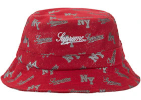 Supreme Monogram Crusher Red