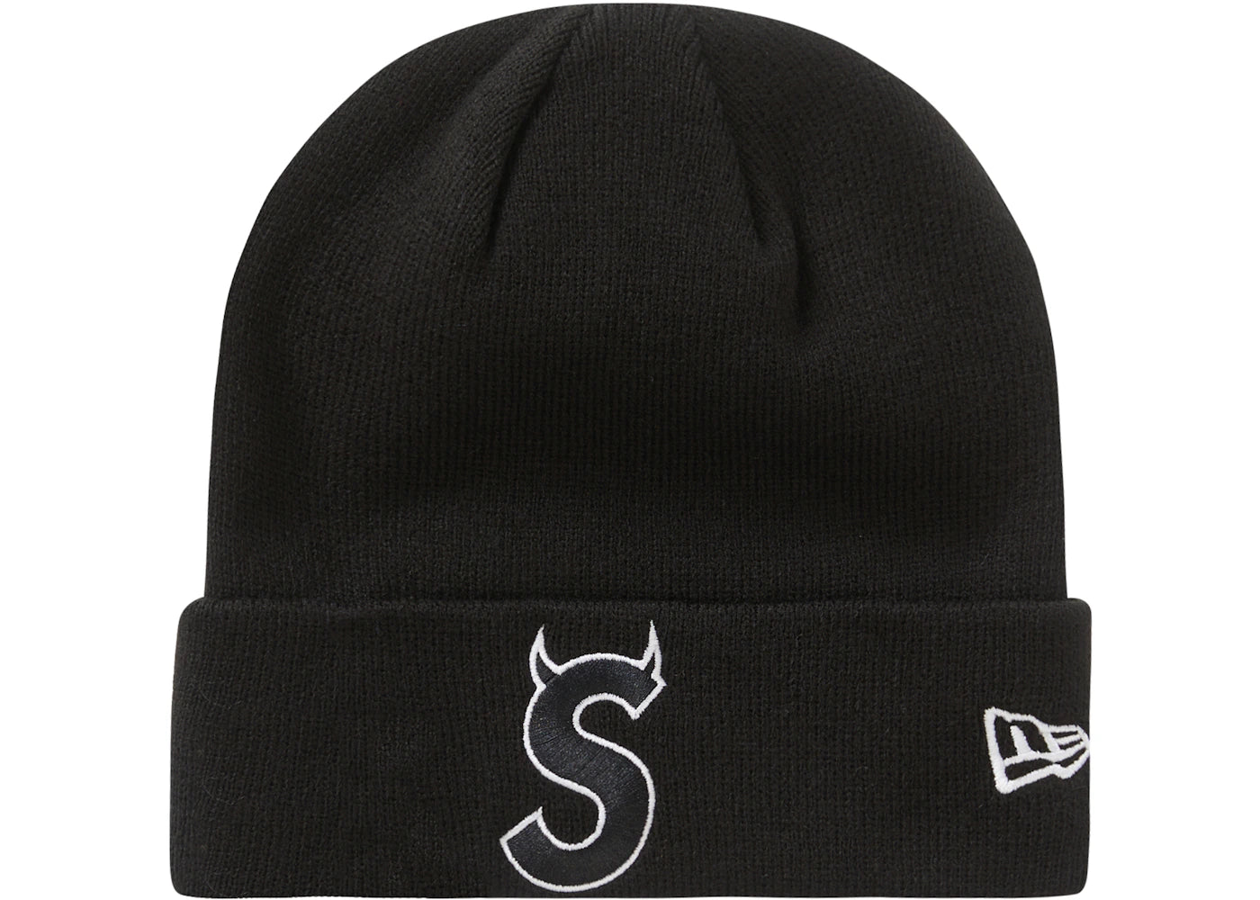 Supreme New Era S Logo Mütze (Herbst/Winter 2022) Schwarz