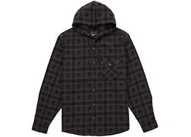 Supreme Number (N)ine Hooded Flannel Shirt Black